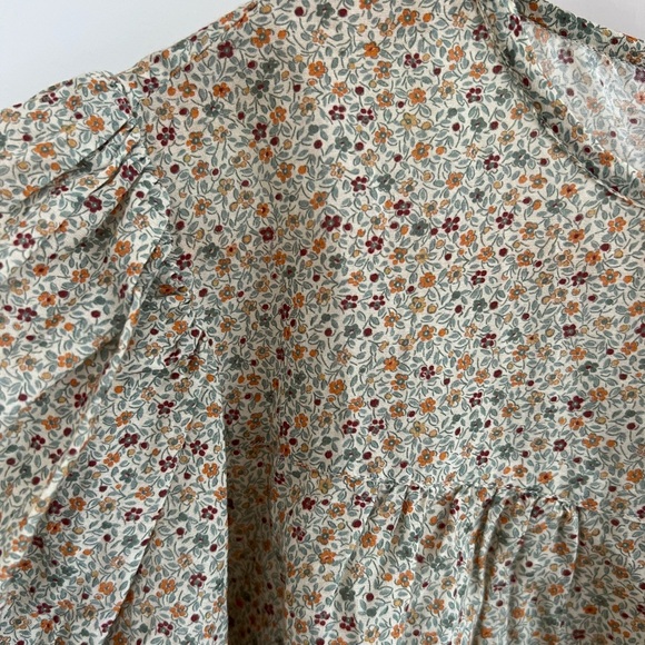 Doen Pirouette Blouse in Mustard California Wildflower - Picture 4 of 7